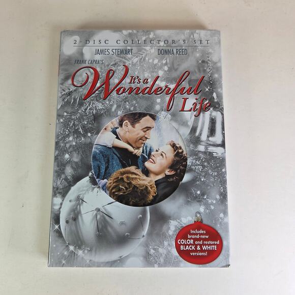 It's a Wonderful Life 2‑Disc Collector’s Set (Color + B&W) – New, Sealed - Picture 1 of 4